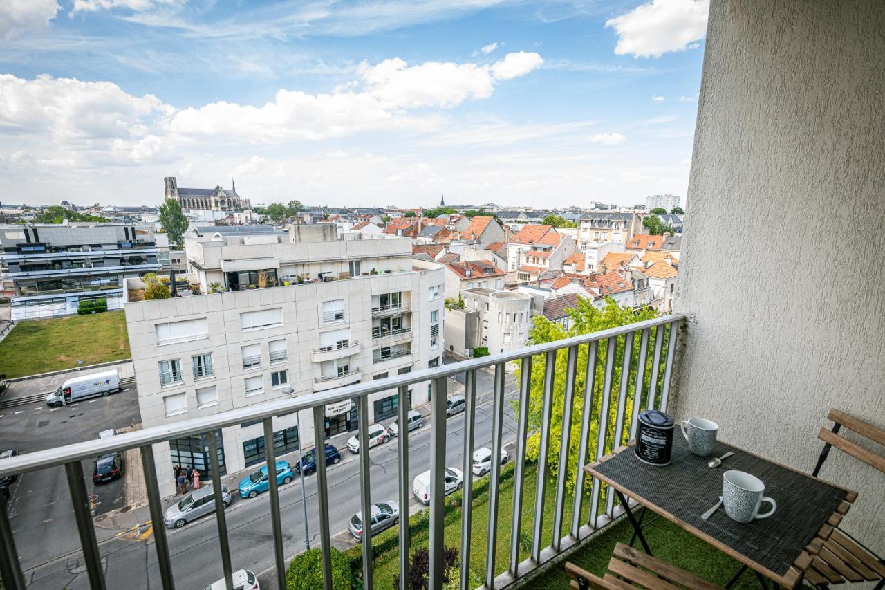 Le Septieme - Vue Cathedrale - Saint Remi Apartment Reims Exterior photo